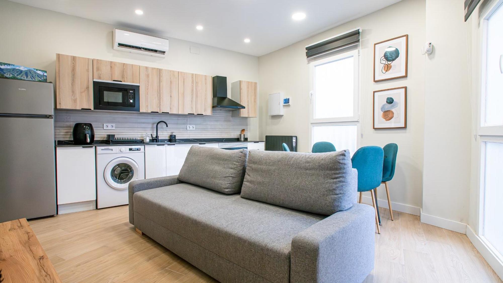 Madrid Confort Urbano 1 Dormitorio Ac Wifi Cocina Εξωτερικό φωτογραφία